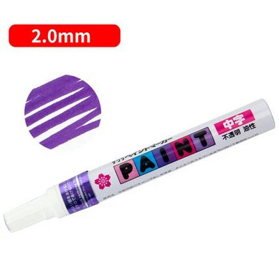 1 gab Sakura akrila marķiera klinšu krāsošanas komplekts bērniem, akmens krāsas pildspalvu komplekts, keramikas stikls, koks, DIY amatniecībai, mākslas piederumi