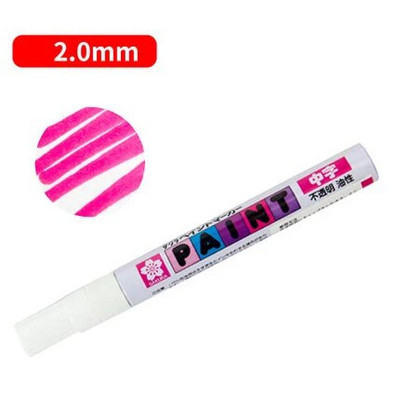 1 gab Sakura akrila marķiera klinšu krāsošanas komplekts bērniem, akmens krāsas pildspalvu komplekts, keramikas stikls, koks, DIY amatniecībai, mākslas piederumi