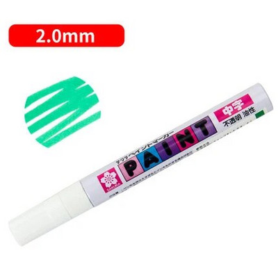 1 gab Sakura akrila marķiera klinšu krāsošanas komplekts bērniem, akmens krāsas pildspalvu komplekts, keramikas stikls, koks, DIY amatniecībai, mākslas piederumi