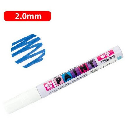 1 gab Sakura akrila marķiera klinšu krāsošanas komplekts bērniem, akmens krāsas pildspalvu komplekts, keramikas stikls, koks, DIY amatniecībai, mākslas piederumi