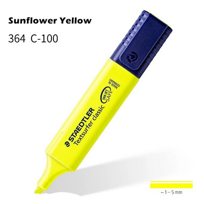 1gab STAEDTLER pasteļkrāsu marķiera pildspalva 1-5 mm līnija, vintage marķieris, izceļošs papīrs, fakss, rasējums biroja skola A6112