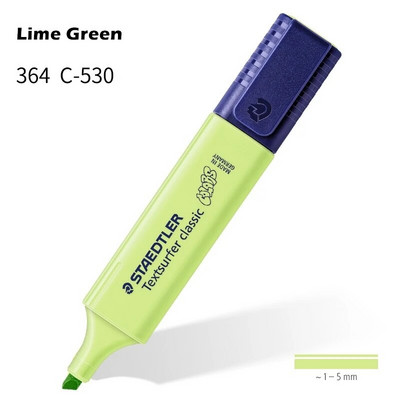 1gab STAEDTLER pasteļkrāsu marķiera pildspalva 1-5 mm līnija, vintage marķieris, izceļošs papīrs, fakss, rasējums biroja skola A6112