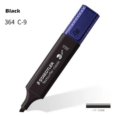 1gab STAEDTLER pasteļkrāsu marķiera pildspalva 1-5 mm līnija, vintage marķieris, izceļošs papīrs, fakss, rasējums biroja skola A6112