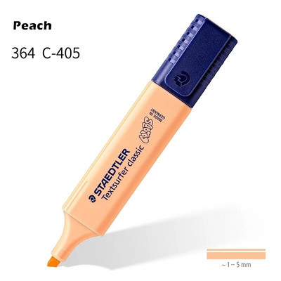 1gab STAEDTLER pasteļkrāsu marķiera pildspalva 1-5 mm līnija, vintage marķieris, izceļošs papīrs, fakss, rasējums biroja skola A6112