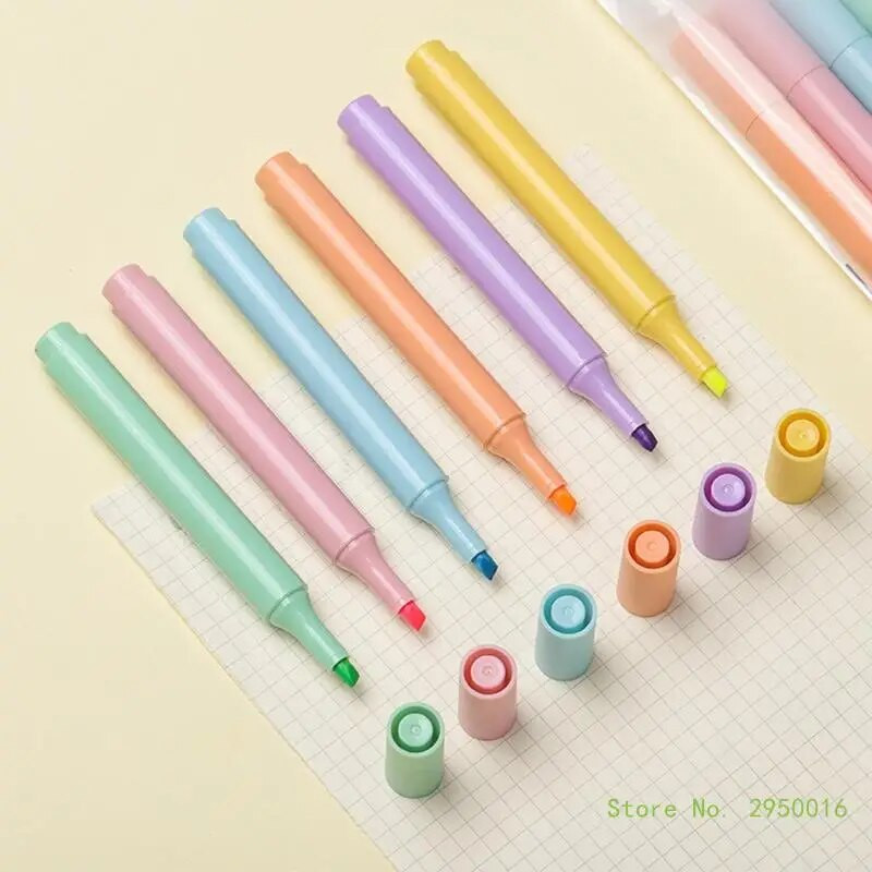 Marķieri Dažādas krāsas Bībeles marķieri bez izplūdes Viegli mīksts kalts pasteļkrāsas marķieri skolai