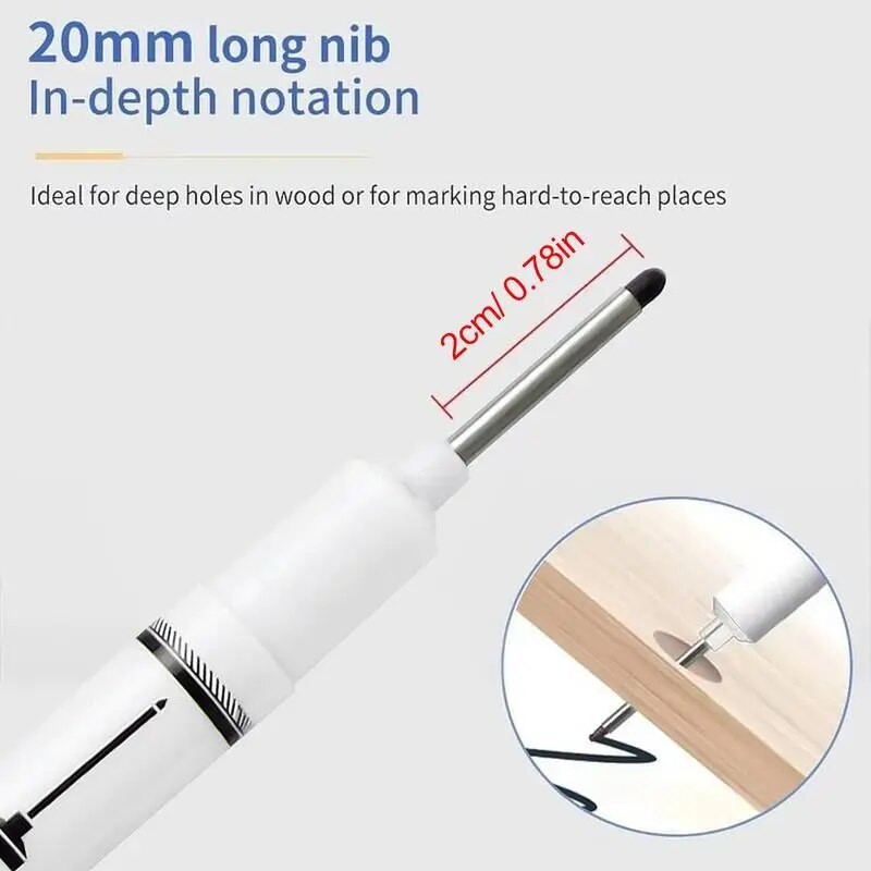 2 mm eļļaini dziļi caurumi, gari uzgali Marķieri Kancelejas piederumu pildspalvas Ūdensnecaurlaidīgi mākslas piederumi metāla perforēšanai vannas istabas kokapstrādes instrumenti