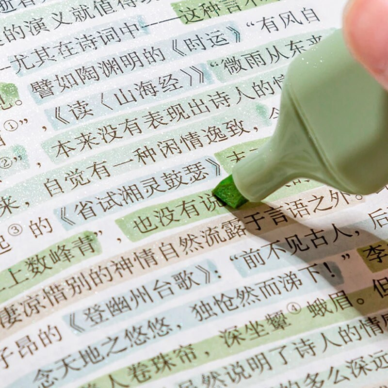 Glitter marķieri, elastīgs līnijas platums un netīrumu izturīga ūdens bāzes tinte dzirkstošai piezīmju veikšanai, plānotājs, Bībeles žurnālu rakstīšana