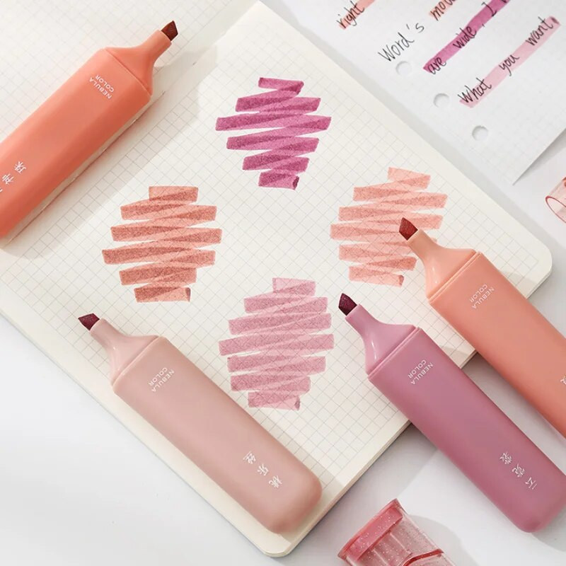 4tk/komplekt Bling Art pliiatsi markerpliiats DIY käsitsi konto marker pliiats esiletõstja väljalõigete albumi päevik plakat kaardid lastele kirjutamistarbed