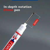 Žymėjimo rašiklis greitai džiūstantis be ksileno raštinės reikmenys gelio rašiklis Daugiafunkcis mokyklinis reikmenys ilgos galvutės žymeklis, atsparus vandeniui