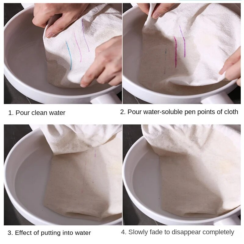 1 gab. Izzūdošas ūdens dzēšamās pildspalvas Tintes auduma marķieris Pildspalva Šķīstošs krustdūriens Šūšanas rīki Drēbšanas piederumi Art Craft