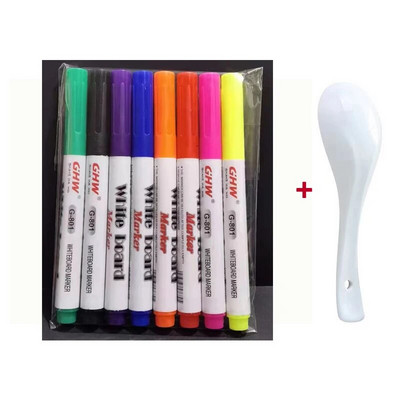 12 gab. Burvju pildspalva Maģiska ūdens gleznošanas pildspalva tāfeles marķieri Peldoša tintes pildspalva Rotaļlieta Ūdens pildspalvas Agrīnas izglītības mākslas piederumi