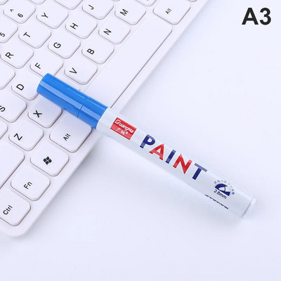 12 spalvų dažų žymeklio rašiklis, atsparus blukimui automobilio padangos padangos protektoriaus kompaktinis diskas, metalas, nuolatinis