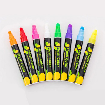 EZONE Special Highlighter Στυλό Διαφήμιση Στυλό Erasable Whiteboard Pen Liquid Chalk Marker Pe Escolar Stationery Σχολική προμήθεια