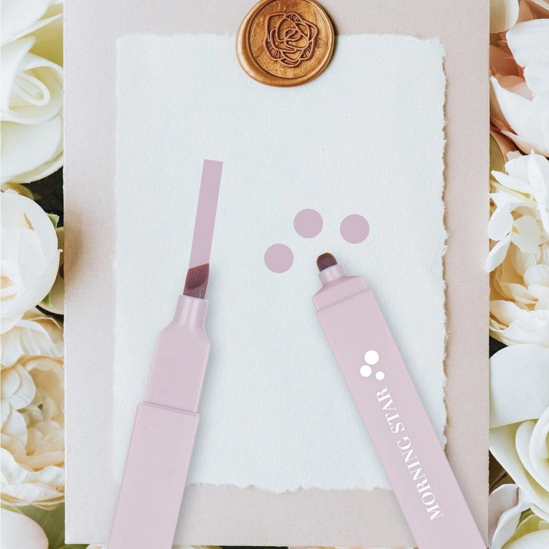 6gab Sugar Poetry Krāsu marķieris izgaismotāju pildspalvu komplekts Divpusējas mīkstas otas Punkti Punktu laineris Zīmējums Glezniecība Biroja skola A6290