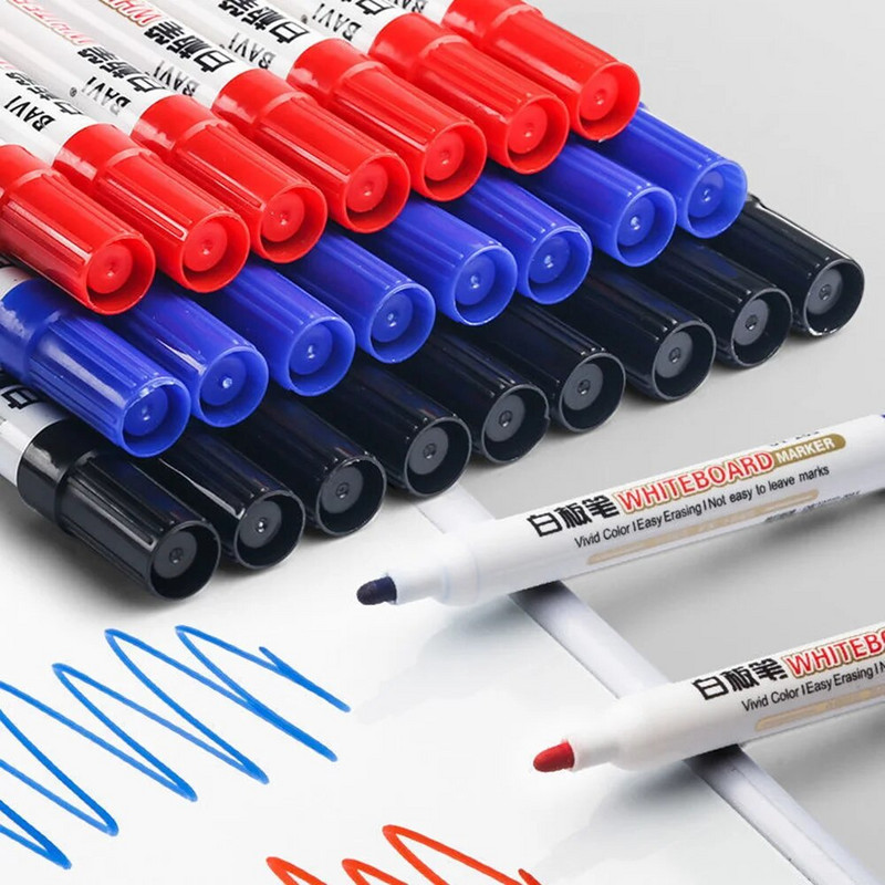 Marcator pentru tablă albă ștergabilă Marker prietenos cu mediul, birou, școală, acasă, pentru tablă verde, copii, copii