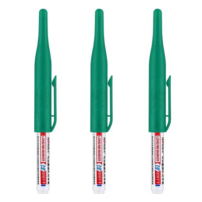 1/3 gab. 32 MM marķieru pildspalvas ar garu galvu, četru krāsu lielas ietilpības dziļo caurumu galviņas ūdensnecaurlaidīgi marķieri metāla kokapstrādes mākslas materiāliem