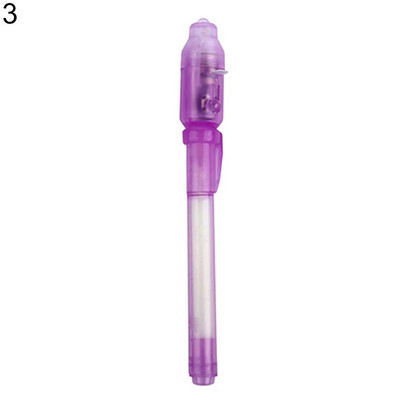 Läbipaistev Highlighter Õpilaskooli kontoritarbed Fluorestseeruv Kunst Highlighter Pliiats Nähtamatu Tindiga LED-detektor Tuled Pliiatsid