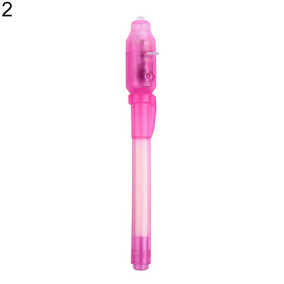 Läbipaistev Highlighter Õpilaskooli kontoritarbed Fluorestseeruv Kunst Highlighter Pliiats Nähtamatu Tindiga LED-detektor Tuled Pliiatsid