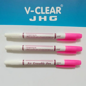 JHG Double Side Pink Air Erasable Pen Fabric Paint Marker Cross Stitch Markers For Fabric Игла за плетене Инструменти Paint Pen Craft