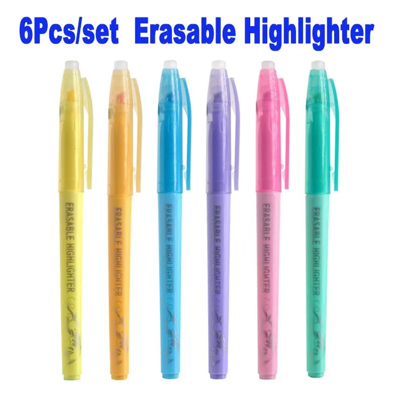 6 krāsu komplekts, izdzēšams marķieris, marķieris, slīps uzgalis, biroja skolas kancelejas preces mākslas grafiti zīmēšanai gleznošanai bērniem dāvana