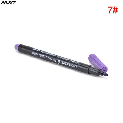 1 vnt. „Pasidaryk pats“ dažymo reikmenys 20 spalvų audinys ir marškinėlių įdėklas Marker Rašikliai Tekstilės dažų audinio pigmentas