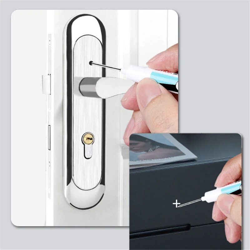 20mm Long Nib Head 10PCS Αδιάβροχο Λευκό Μαρκαδόρο για Ξυλουργική Μπάνιου Κεραμικό πλακίδιο Ξυλουργική Γραφή Ζωγραφική Γκράφιτι