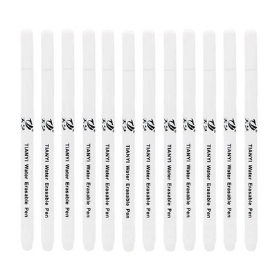 6/12 gab./komplektā Tintes pazūdoša auduma marķiera pildspalva DIY Art krustdūriena šūšana ar ūdeni mazgājama dzēšama pildspalva drēbju šuvēju pildspalva