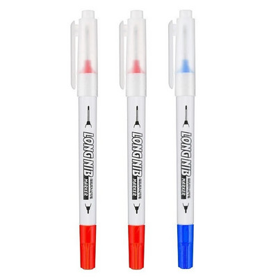 1/3 gab. Divkāršs uzgalis, 20 mm dziļi caurumi, garas uzgaļa galvas marķieri metāla perforējošai pildspalvai vannas istabas kokapstrādes dekorēšanai daudzfunkcionāls