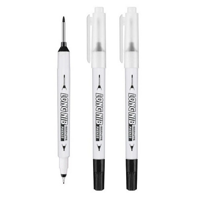 1/3 gab. Divkāršs uzgalis, 20 mm dziļi caurumi, garas uzgaļa galvas marķieri metāla perforējošai pildspalvai vannas istabas kokapstrādes dekorēšanai daudzfunkcionāls