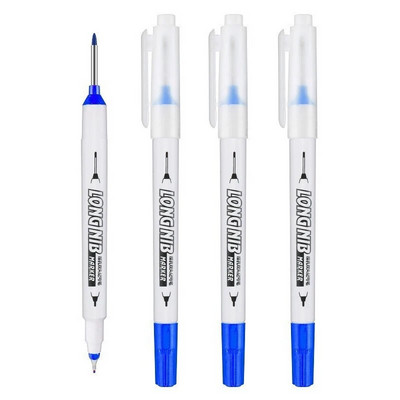 1/3 gab. Divkāršs uzgalis, 20 mm dziļi caurumi, garas uzgaļa galvas marķieri metāla perforējošai pildspalvai vannas istabas kokapstrādes dekorēšanai daudzfunkcionāls