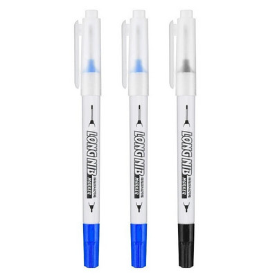 1/3 gab. Divkāršs uzgalis, 20 mm dziļi caurumi, garas uzgaļa galvas marķieri metāla perforējošai pildspalvai vannas istabas kokapstrādes dekorēšanai daudzfunkcionāls