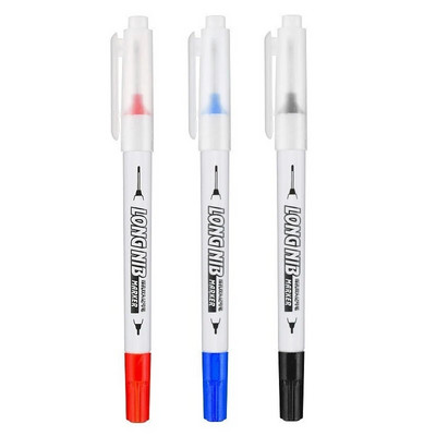 1/3 gab. Divkāršs uzgalis, 20 mm dziļi caurumi, garas uzgaļa galvas marķieri metāla perforējošai pildspalvai vannas istabas kokapstrādes dekorēšanai daudzfunkcionāls