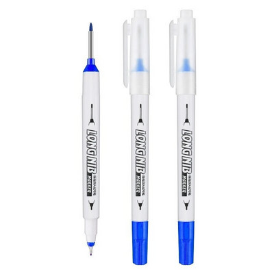 1/3 gab. Divkāršs uzgalis, 20 mm dziļi caurumi, garas uzgaļa galvas marķieri metāla perforējošai pildspalvai vannas istabas kokapstrādes dekorēšanai daudzfunkcionāls