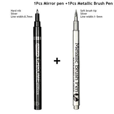 Galvanizācijas spogulis, sudraba šķidrums, atstarojošs krāsas pildspalva, roku labošana, hromēta metāla ūdensnecaurlaidīga riepu keramikas pielāgošanas krāsa