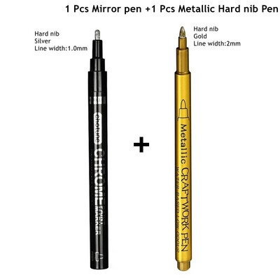 Galvanizācijas spogulis, sudraba šķidrums, atstarojošs krāsas pildspalva, roku labošana, hromēta metāla ūdensnecaurlaidīga riepu keramikas pielāgošanas krāsa
