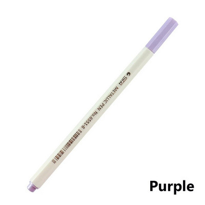 Metalinio žymeklio rašiklio teptuko sąrašo dienoraštis, skirtas piešimo mokyklos raštinės reikmenims, meno reikmenims „pasidaryk pats“ iškarpų knygoms, amatams, rašikliams piešimo raštinės reikmenys