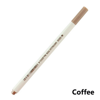 Metalinio žymeklio rašiklio teptuko sąrašo dienoraštis, skirtas piešimo mokyklos raštinės reikmenims, meno reikmenims „pasidaryk pats“ iškarpų knygoms, amatams, rašikliams piešimo raštinės reikmenys