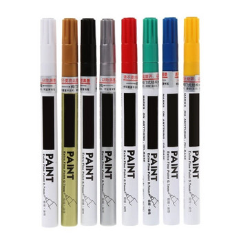 Universal 0,7mm Extra Fine Point Permanent Paint Metallic Marker Pen DIY Art