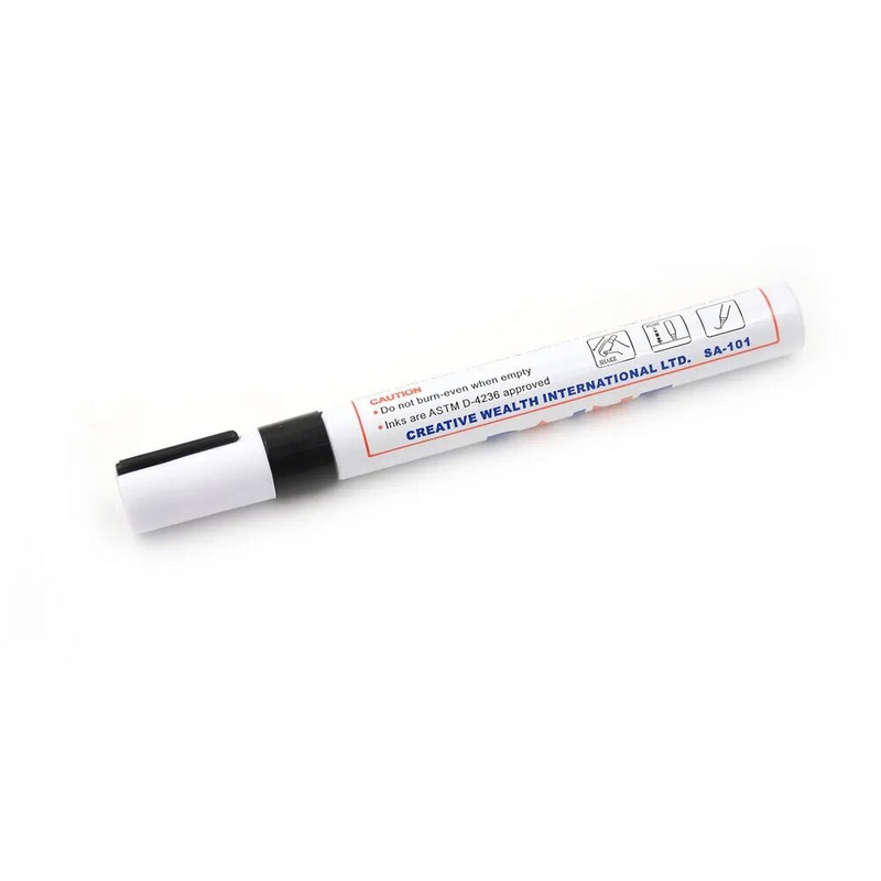 1PC krāsaini universāli ūdensizturīgi pastāvīgi motociklu automašīnu riepu protektora krāsas marķiera pildspalvas rokas instrumenti