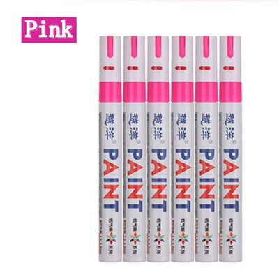 6 tk/komplekt 12 värvitooni veekindel autorehv rehvi turvis CD metallist püsivärvi marker Graffti õline marker kirjatarbed