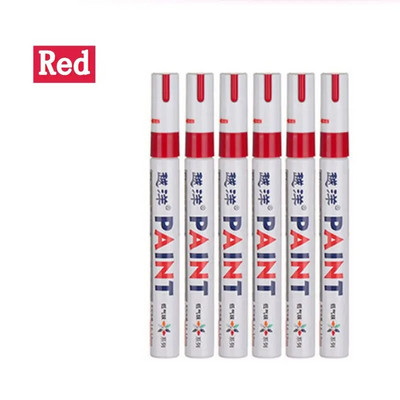 6 tk/komplekt 12 värvitooni veekindel autorehv rehvi turvis CD metallist püsivärvi marker Graffti õline marker kirjatarbed