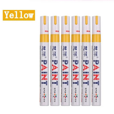 6 tk/komplekt 12 värvitooni veekindel autorehv rehvi turvis CD metallist püsivärvi marker Graffti õline marker kirjatarbed