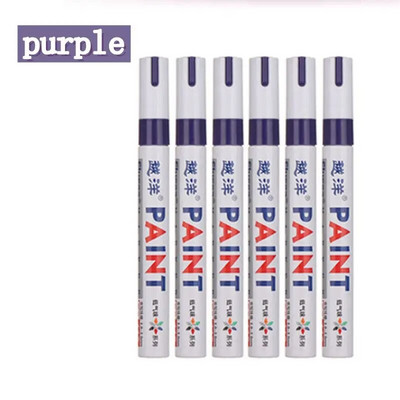 6 tk/komplekt 12 värvitooni veekindel autorehv rehvi turvis CD metallist püsivärvi marker Graffti õline marker kirjatarbed