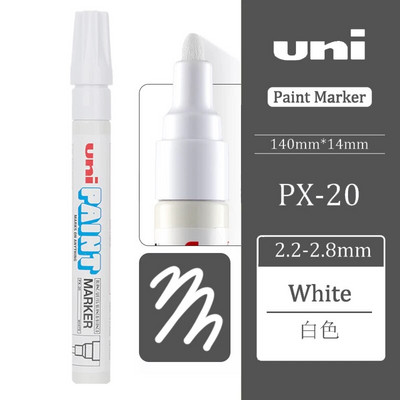 Ιαπωνία UNI Πολύχρωμοι μαρκαδόροι Μόνιμοι Μαρκαδόροι Μαρκαδόροι Χρώμα Σχολικά Χαρτικά Είδη γραφείου Μόνιμα Είδη τέχνης PX-20 Highlighter
