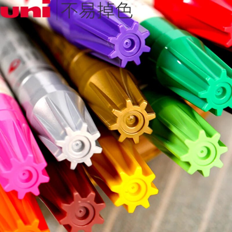 Ιαπωνία UNI Πολύχρωμοι μαρκαδόροι Μόνιμοι Μαρκαδόροι Μαρκαδόροι Χρώμα Σχολικά Χαρτικά Είδη γραφείου Μόνιμα Είδη τέχνης PX-20 Highlighter