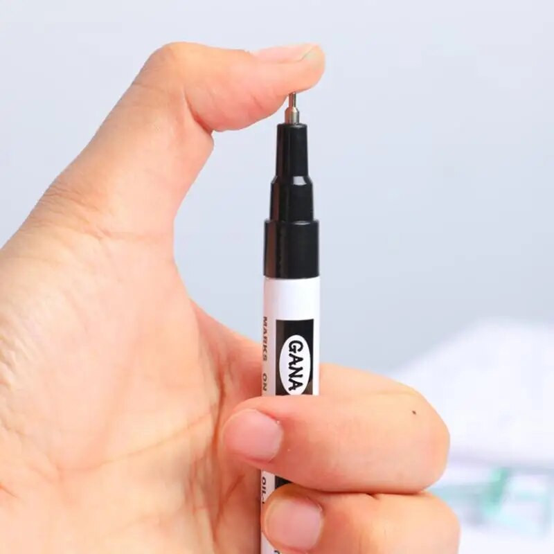 1 gab. Metāla marķieru pildspalvas 8 krāsu izvēlei 0,7 mm īpaši smalku punktu krāsas marķieris Netoksisks pastāvīgs marķieris, DIY mākslas marķieris
