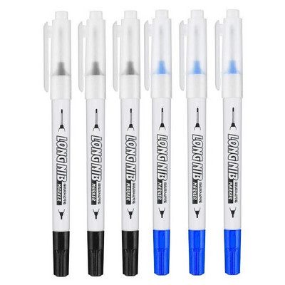 6/10 gab./komplekts ar dubultu galu, garu galvu marķieri.