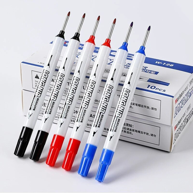 6/10 gab./komplekts ar dubultu galu, garu galvu marķieri.