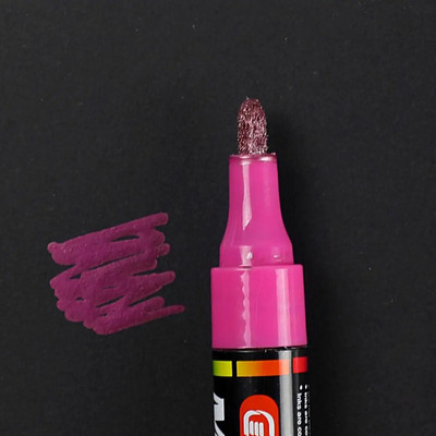 Metallist värvi markerid pliiatsid Sünnipäeva kinkekaart Veekindel hõbedane kuldne valge pintsel Graffiti marker käsitöötarbed