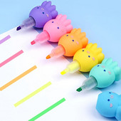 MOHAMM 6 krāsu/kastīte, maza astoņkāja formas marķieris — 3 mm, paredzēts albumam, DIY Mark Glezniecība Zīmējums Krāsošana Žurnālu rakstīšana Māksla